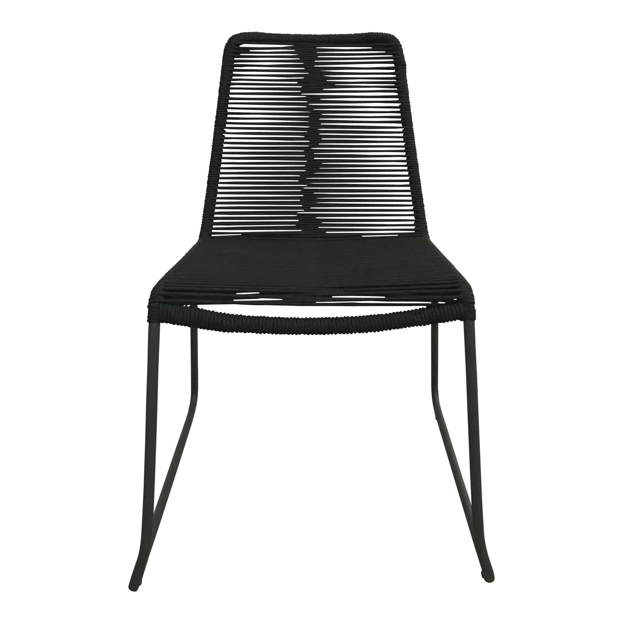 Finn Outdoor Dining Chair Black