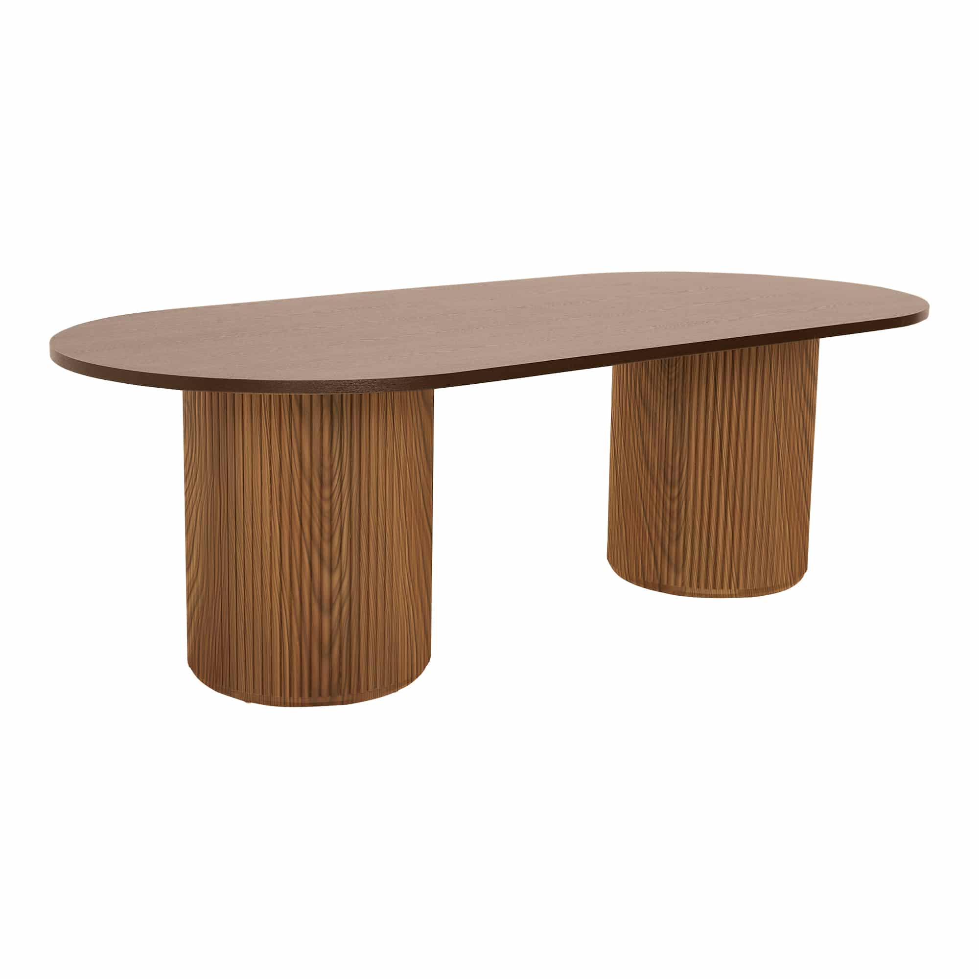 Banks Dining Table Walnut - Large Oval