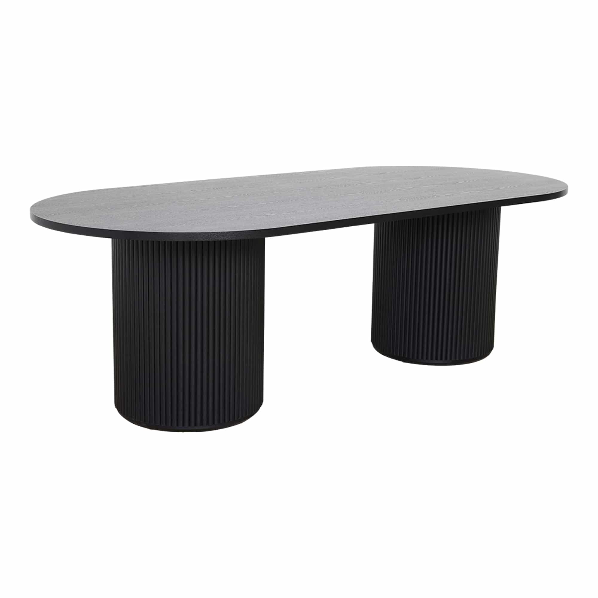 Banks Dining Table Black - Large Oval