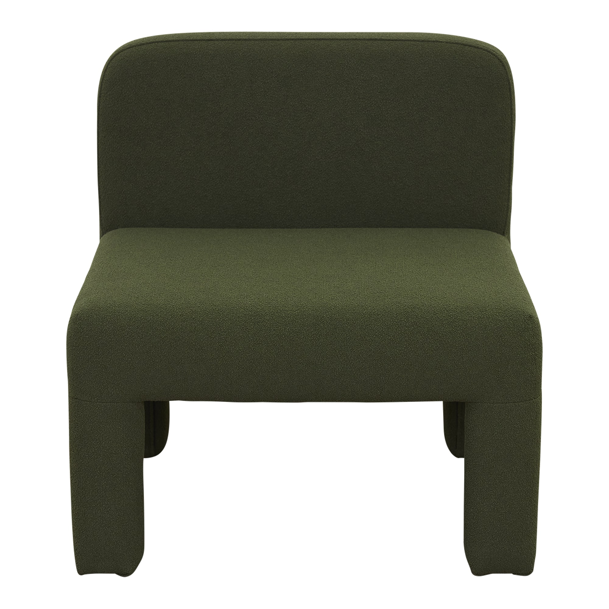 Alice Occasional Chair Forest Green Boucle