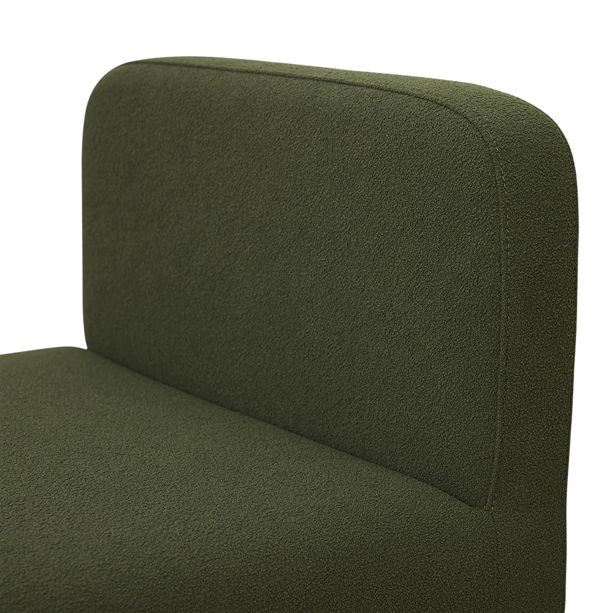 Alice Occasional Chair Forest Green Boucle