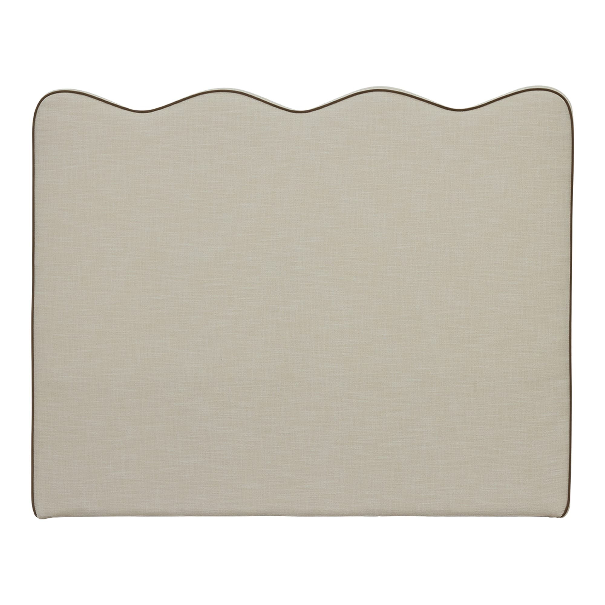 Ophelia Queen Headboard Oatmeal + Taupe