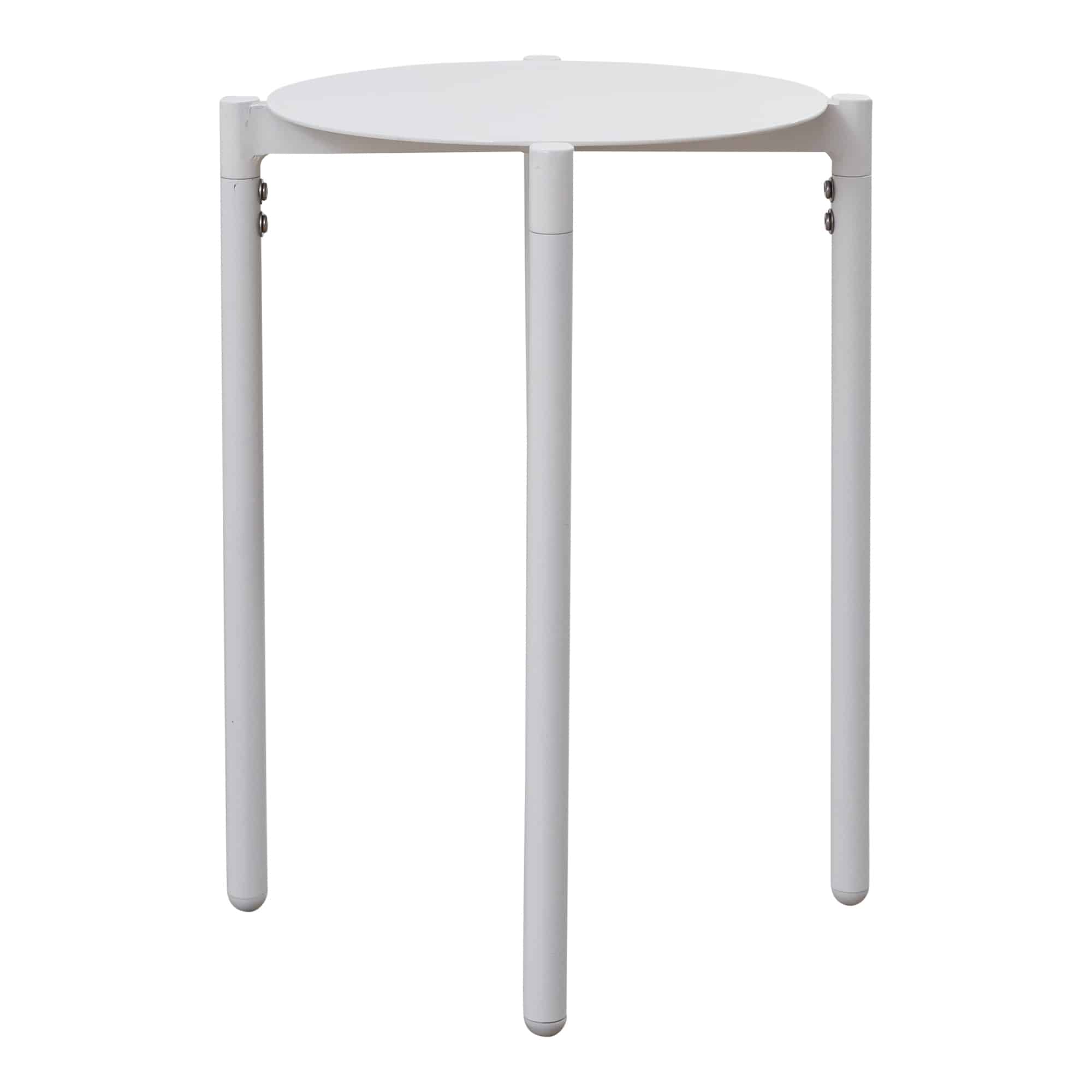 Capri Outdoor Side Table White