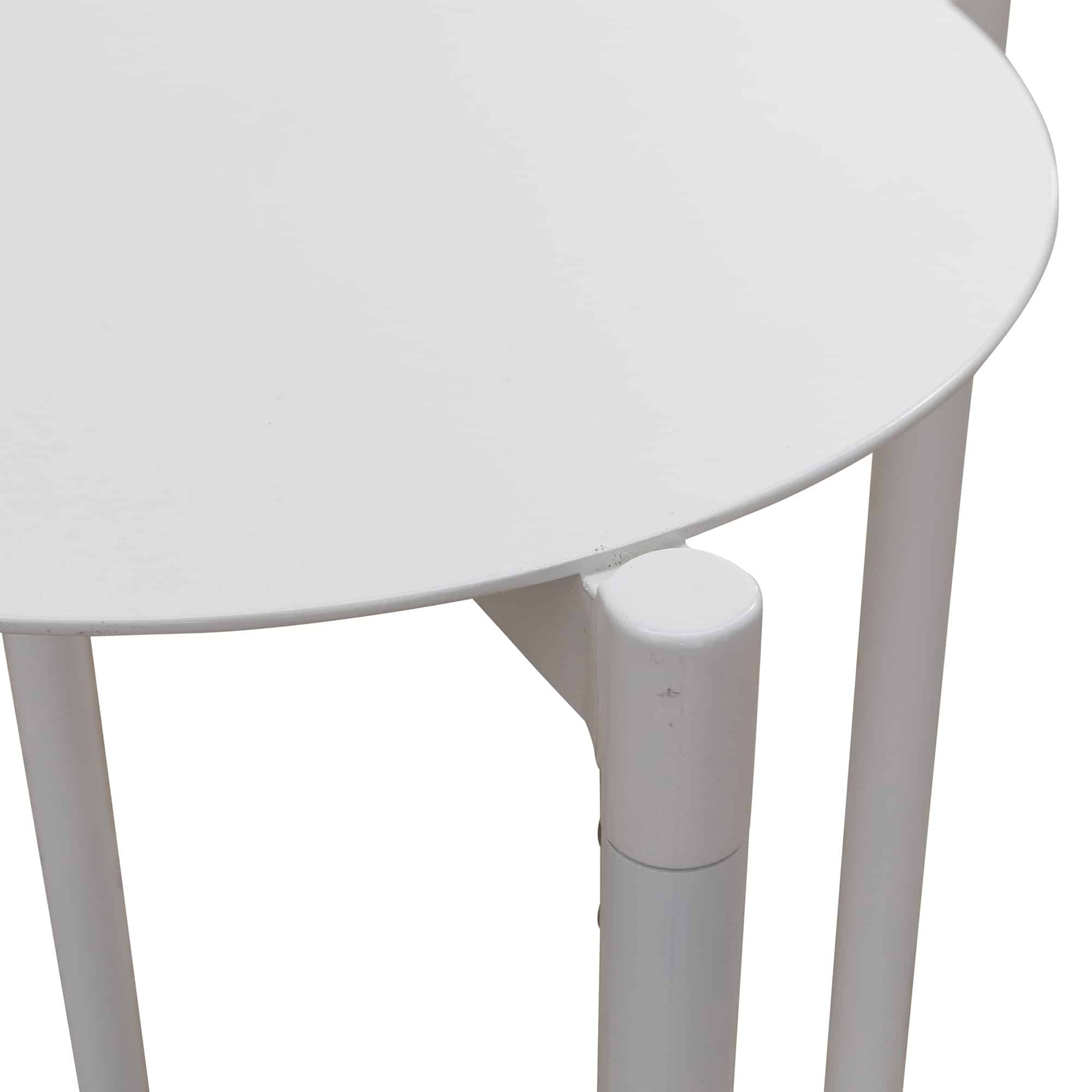 Capri Outdoor Side Table White