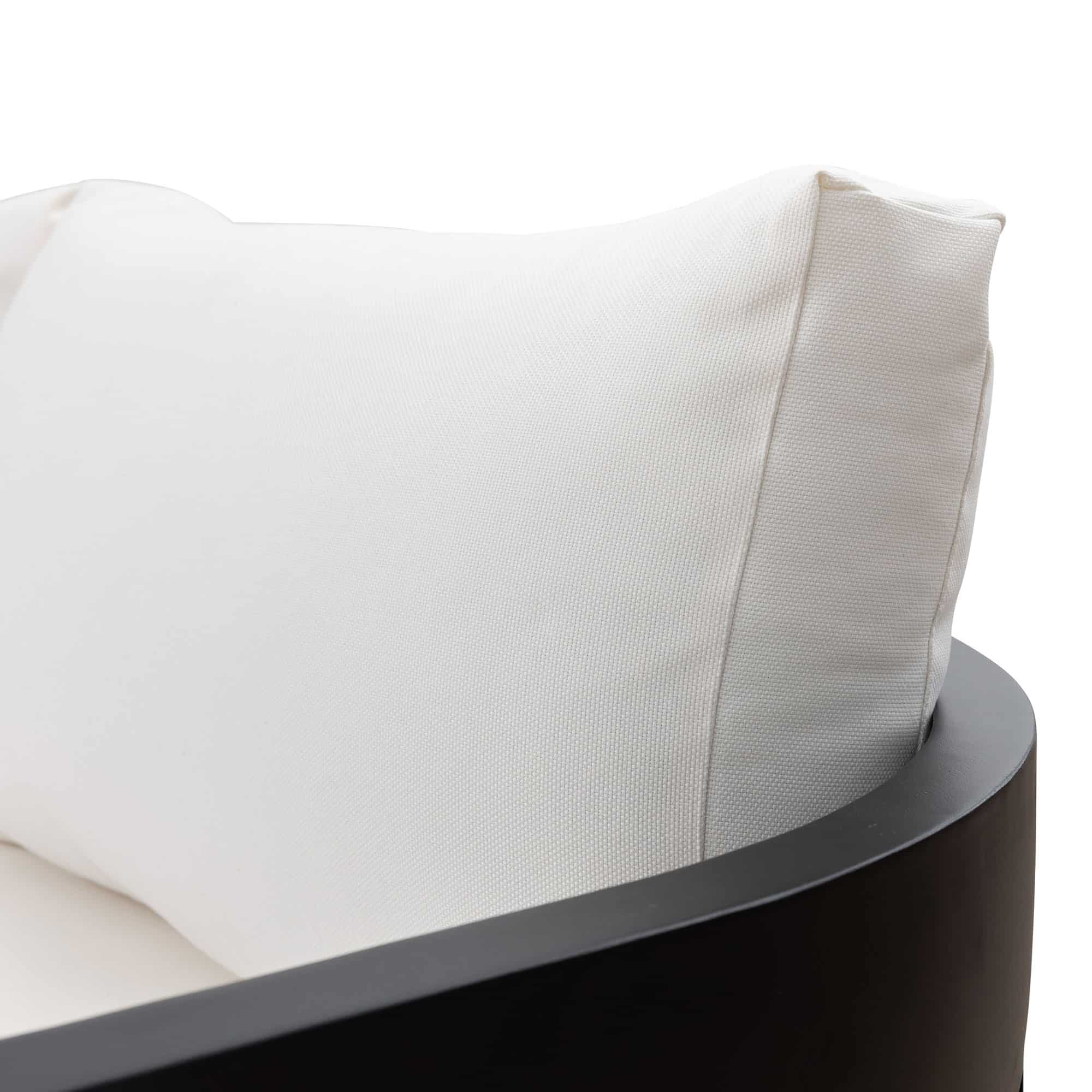 Rocco Outdoor Sofa Black + White