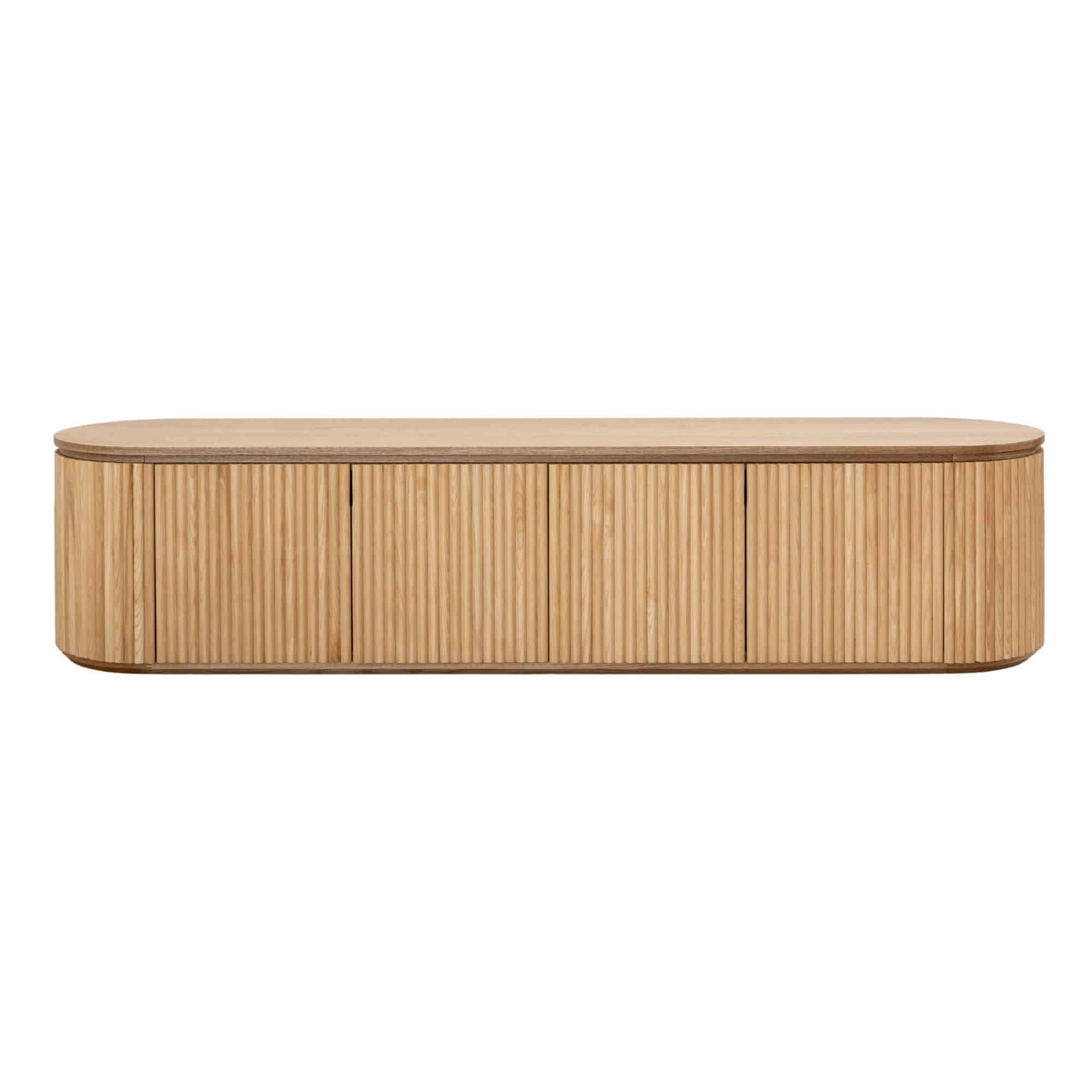 Banks Entertainment Unit Oak - Large